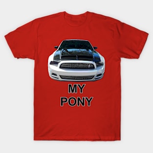 My Pony, Blk Gray Front T-Shirt